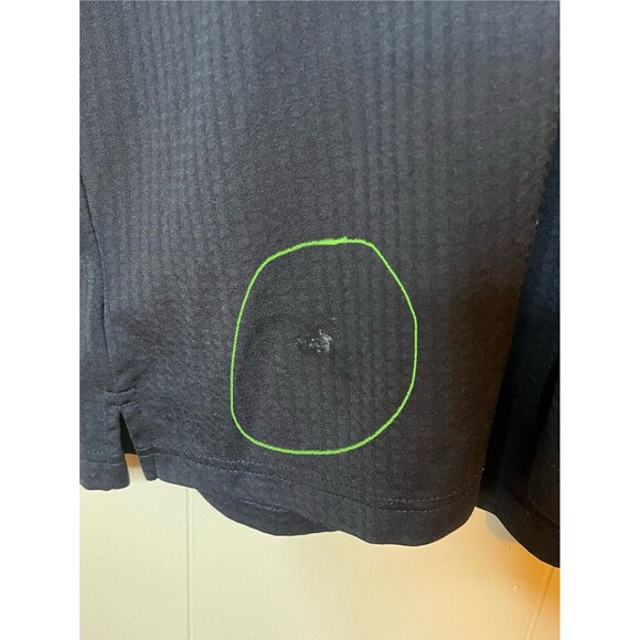 Greg Norman Play Dry Black Dri Fit Polo Shirt Men’s Large Stretch 100% Polyester - Picture 3 of 6